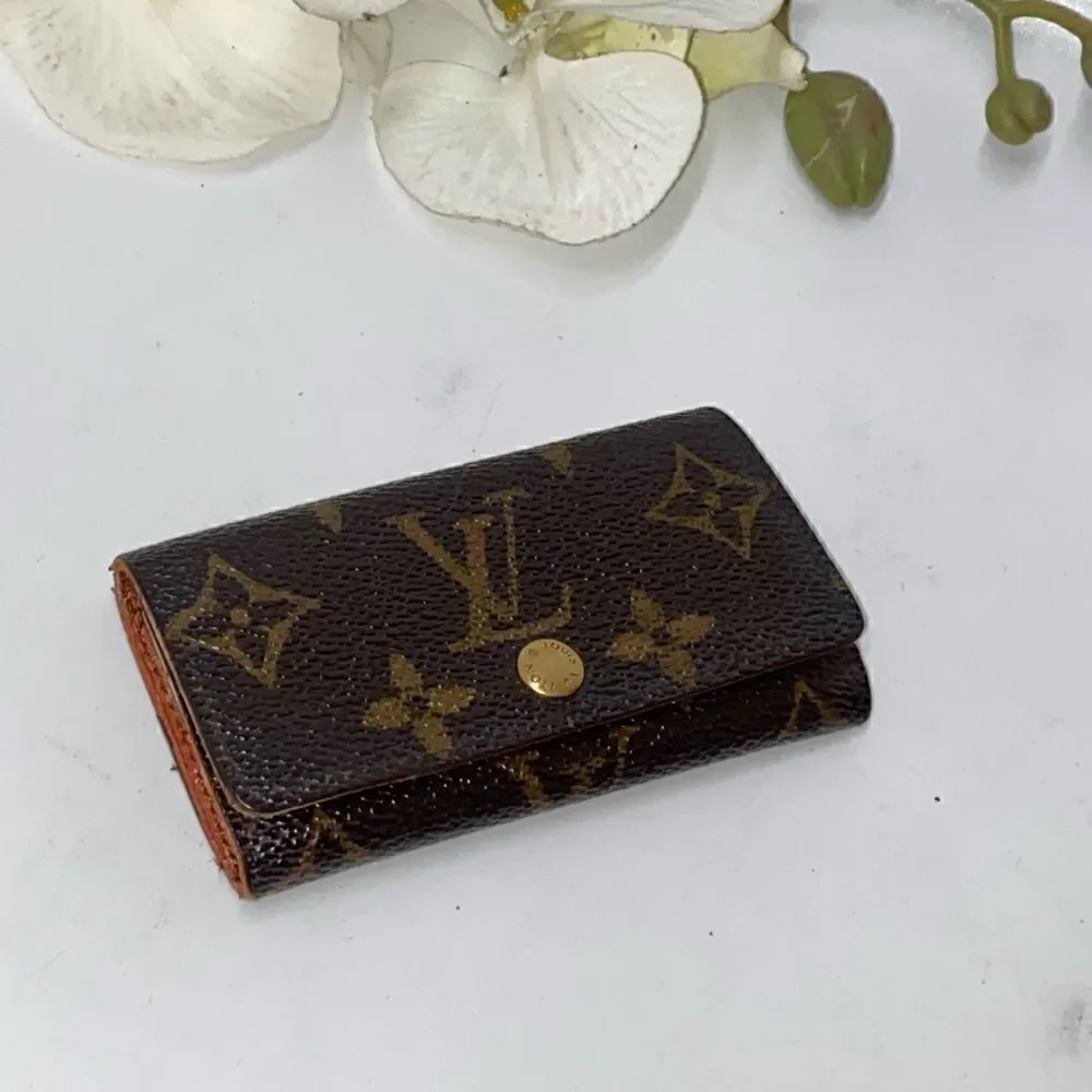 Authentic Louis Vuitton Monogram 4 Key Wallet - Picture 2 of 11
